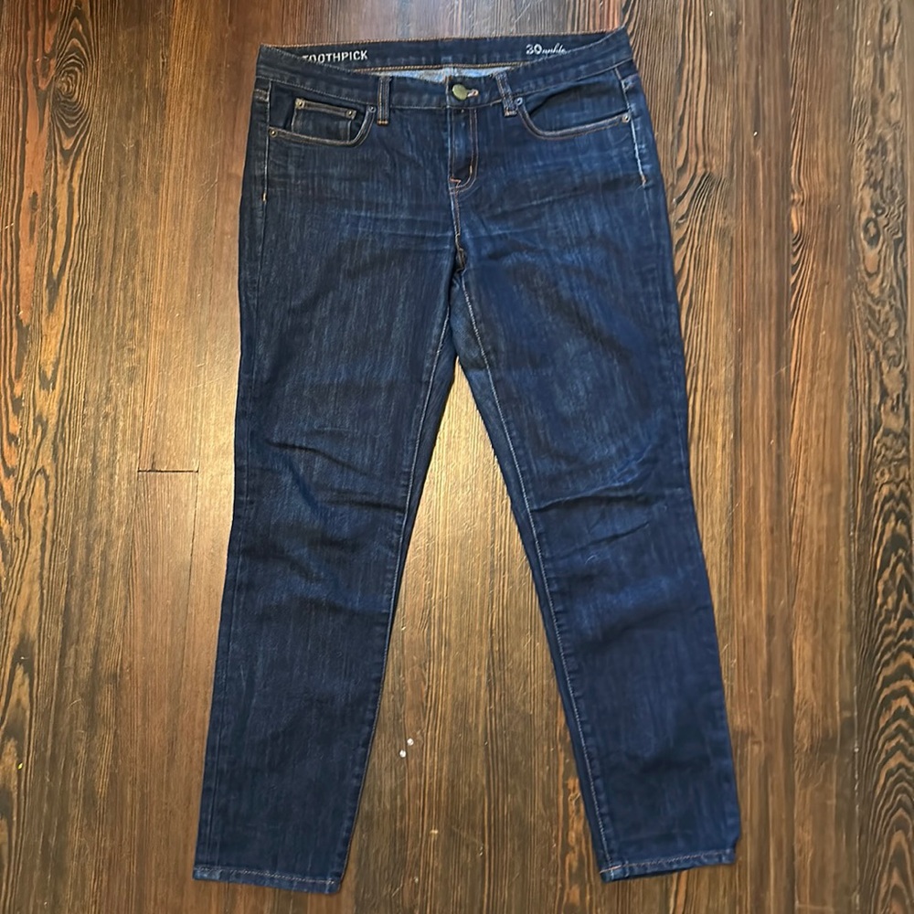 Toothpick JCrew Ankle Dark Denim